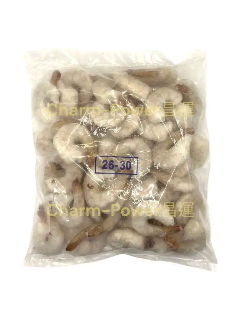 中國 MB單凍 鳳尾白蝦 21-25 2.2LB*10包/箱