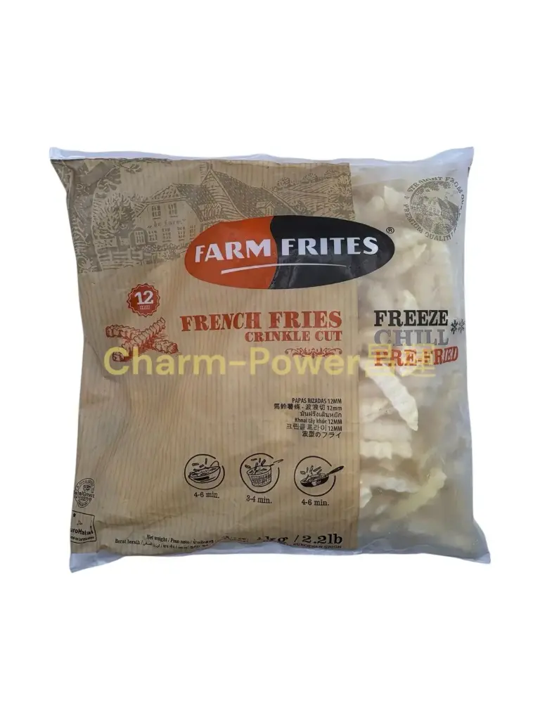 [OVNL000533] 荷蘭 FARM FRITES 曲薯條1.2CM 1KG*12包/箱