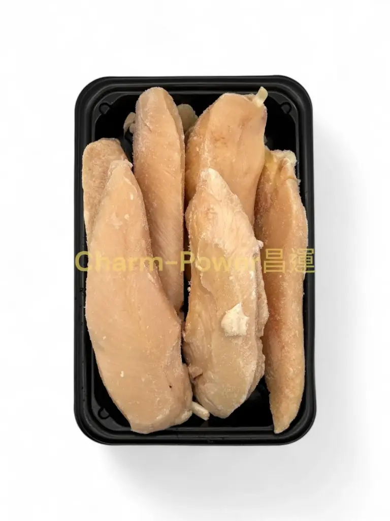 中國 欣城 去皮單凍小胸肉(雞柳) 2.2LB*10包/箱