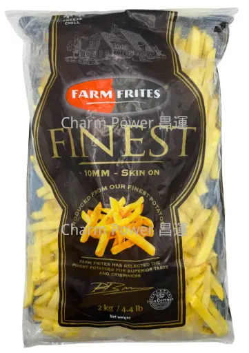 [OVNL000885] 荷蘭 FARM FEITES 有皮粗直薯條1CM 2KG*6包/箱